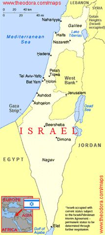 Maps of the Israel/Palestine