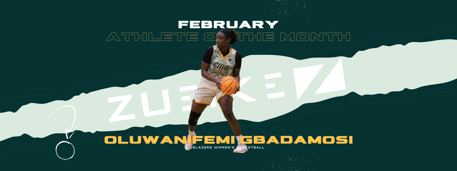 Oluwanifemi Gbadamosi: February's Zueike Female Athlete of the Month