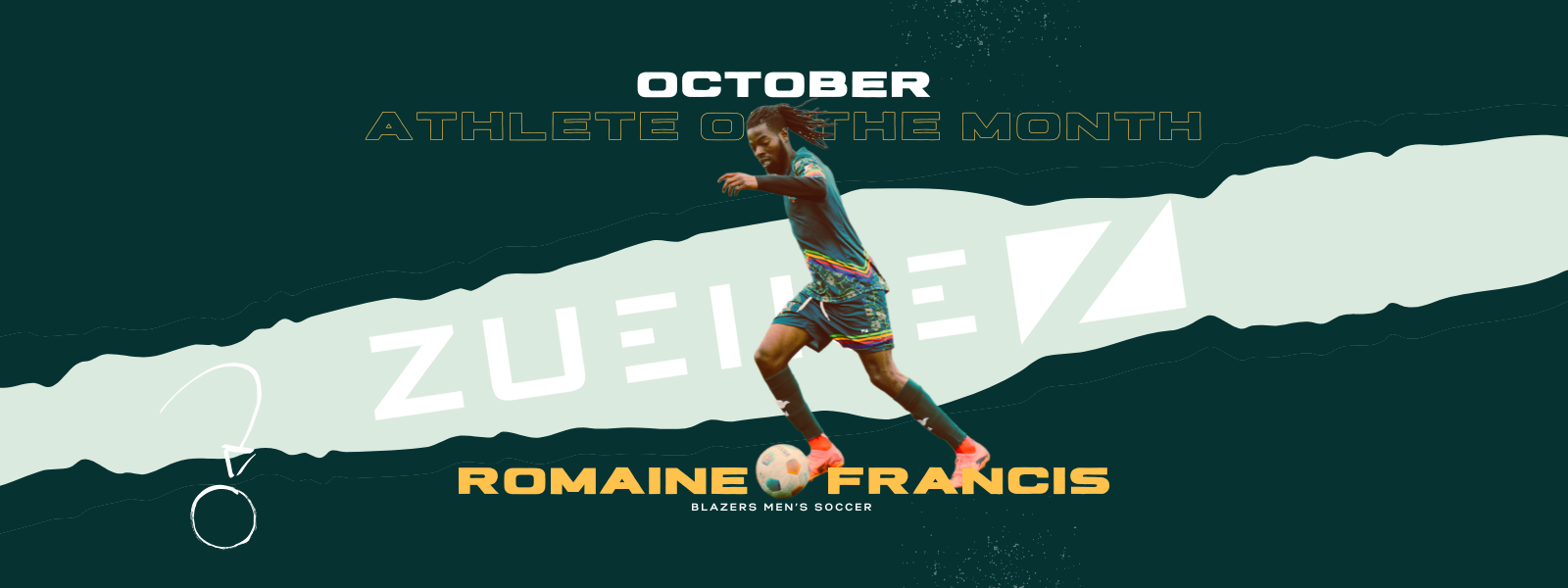 Romaine Francis: October's Zueike Male Athlete of the Month