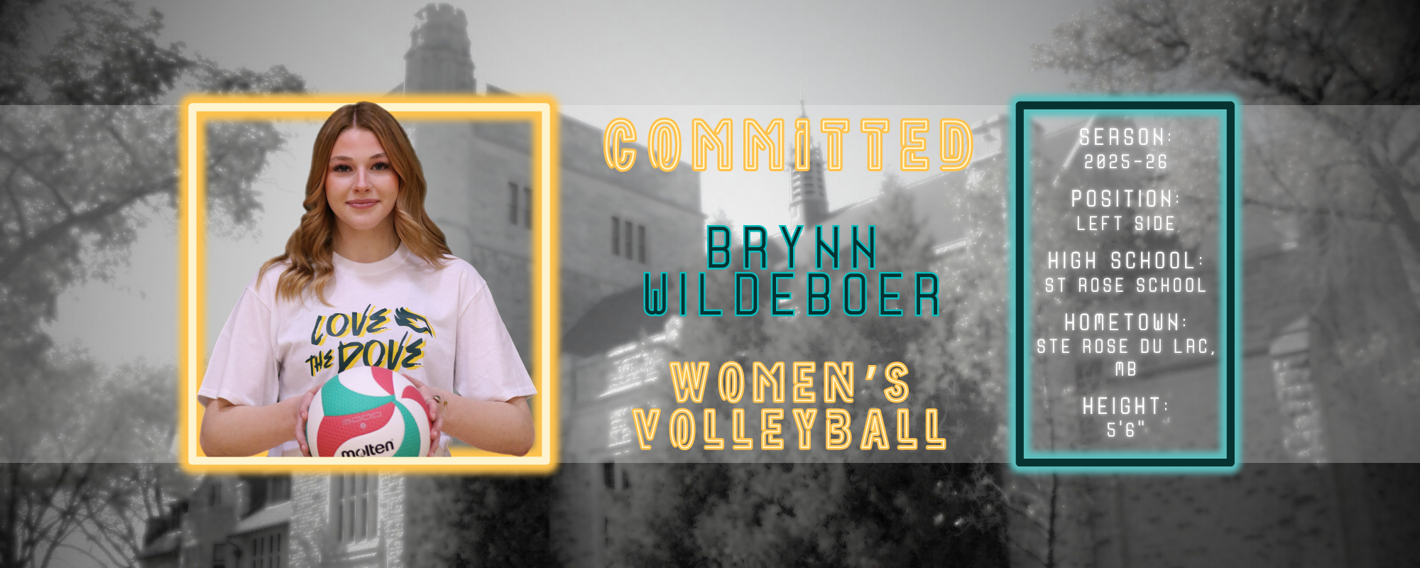 Blazers WVB Bring In Big Signing Brynn Wildeboer 